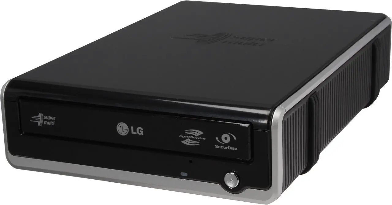 Main image of LG USB 2.0 External 20X DVD Drive with LightScribe Model GSA-E60L LightScribe Support