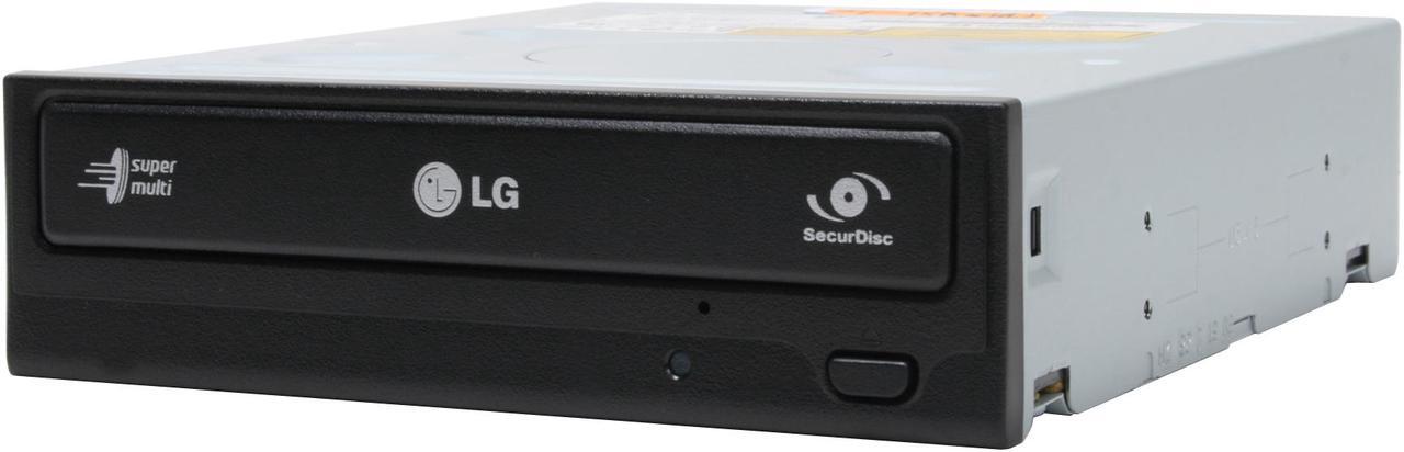 Main image of LG 20X DVD Burner 20X DVD+R 8X DVD+RW 12X DVD+R DL 20X DVD-R 6X DVD-RW 16X DVD-ROM 48X CD-R 32X CD-RW 48X CD-ROM Black SATA Model GH20NS10 - OEM