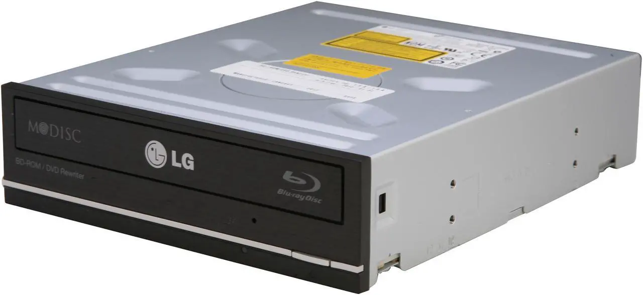 Main image of LG Black 10X BD-ROM 16X DVD-ROM 48X CD-ROM SATA Internal 12X Internal Blu-ray Drive 3D Playback & M-DISC Support Model UH12LS29 LightScribe Support - OEM