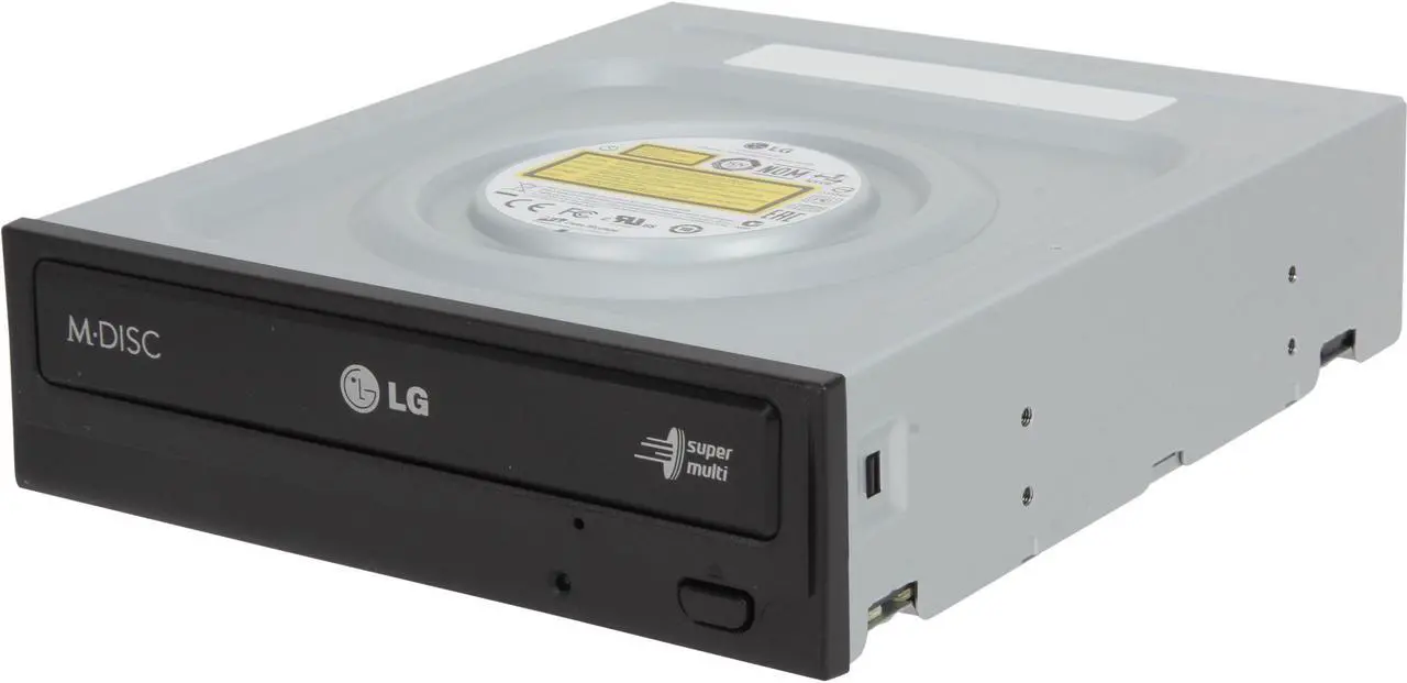 Main image of LG Internal Super Multi Drive 24X DVD+R 8X DVD+RW 8X DVD+R DL 24X DVD-R 6X DVD-RW 16X DVD-ROM 48X CD-R 24X CD-RW 48X CD-ROM SATA Model GH24NSB0B