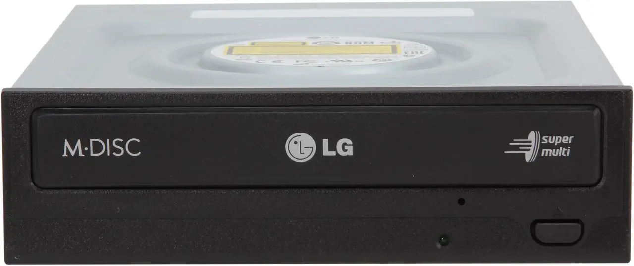 Alt view image 2 of 5 - LG Internal Super Multi Drive 24X DVD+R 8X DVD+RW 8X DVD+R DL 24X DVD-R 6X DVD-RW 16X DVD-ROM 48X CD-R 24X CD-RW 48X CD-ROM SATA Model GH24NSB0B