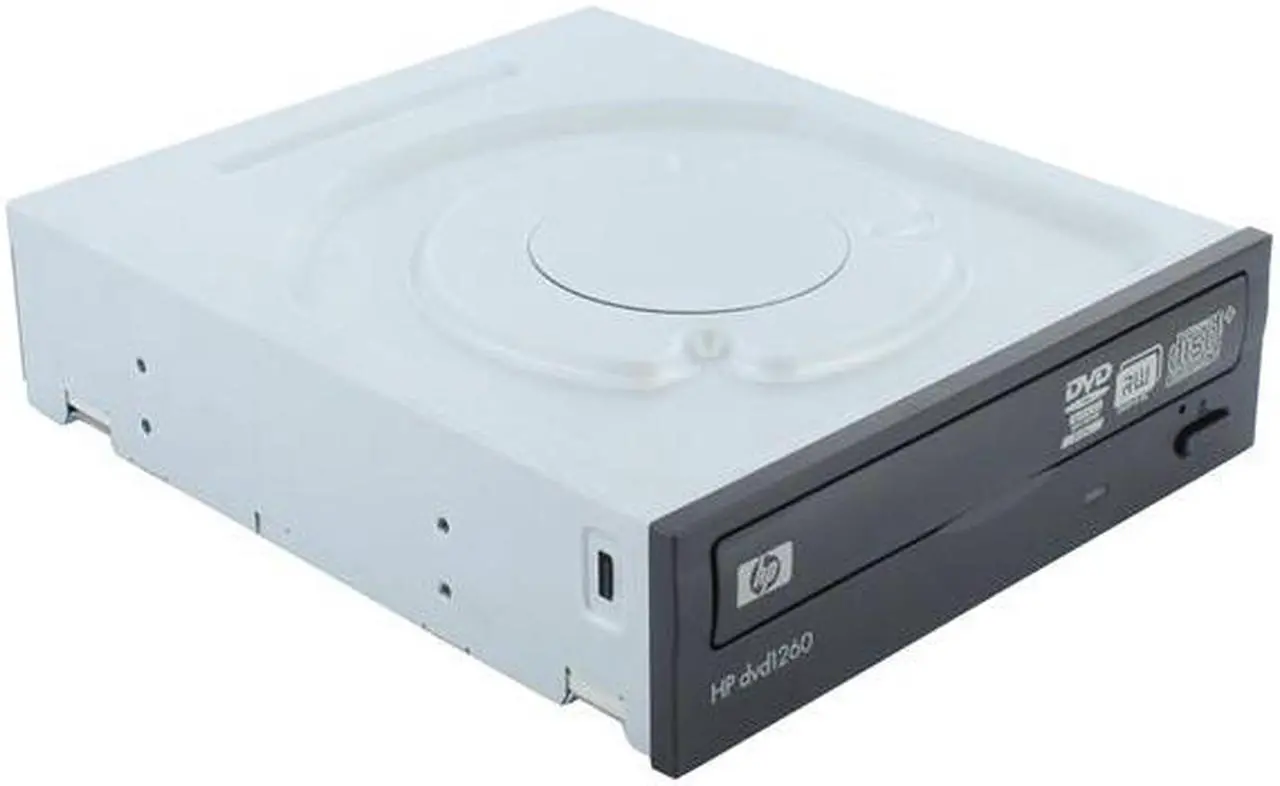 Alt view image 7 of 14 - HP 24X Multiformat DVD Writer 24X DVD+R 8X DVD+RW 12X DVD+R DL 24X DVD-R 6X DVD-RW 16X DVD-ROM 48X CD-R 32X CD-RW 48X CD-ROM Black SATA Model 1260i