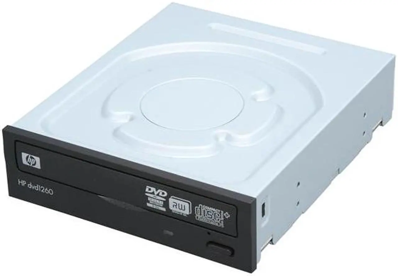 Alt view image 9 of 14 - HP 24X Multiformat DVD Writer 24X DVD+R 8X DVD+RW 12X DVD+R DL 24X DVD-R 6X DVD-RW 16X DVD-ROM 48X CD-R 32X CD-RW 48X CD-ROM Black SATA Model 1260i