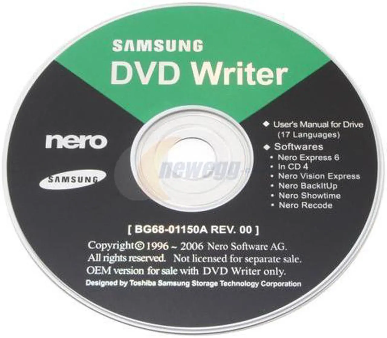 Alt view image 3 of 3 - SAMSUNG Black 16X DVD+R 8X DVD+RW 8X DVD+R DL 16X DVD-R 6X DVD-RW 5X DVD-RAM 16X DVD-ROM 48X CD-R 32X CD-RW 48X CD-ROM 2M Cache ATA/ATAPI DVD Burner With LightScribe - OEM
