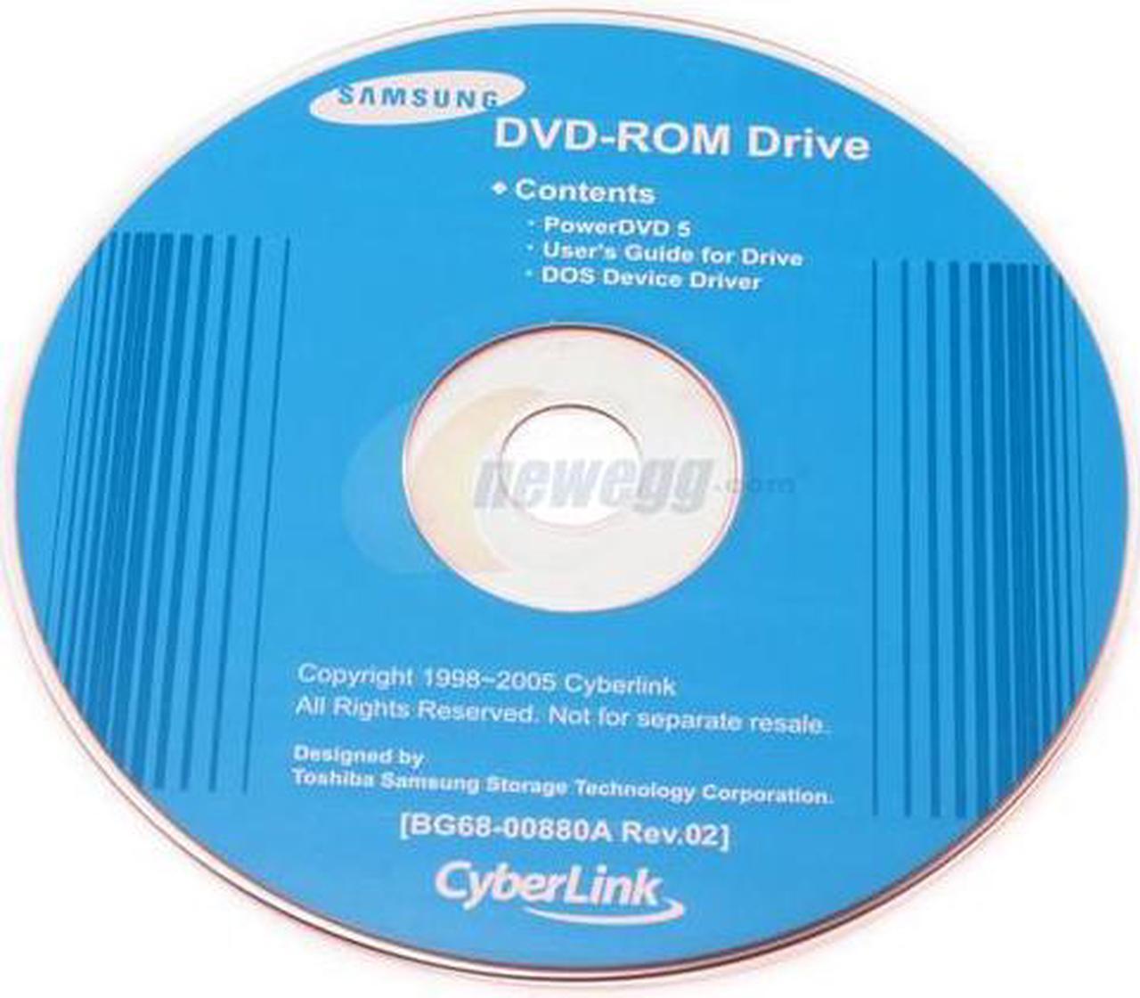 Alt view image 3 of 3 - SAMSUNG Beige 16X DVD-ROM 48X CD-ROM ATA/ATAPI DVD-ROM Drive Model SH-D162C/BEWP - OEM