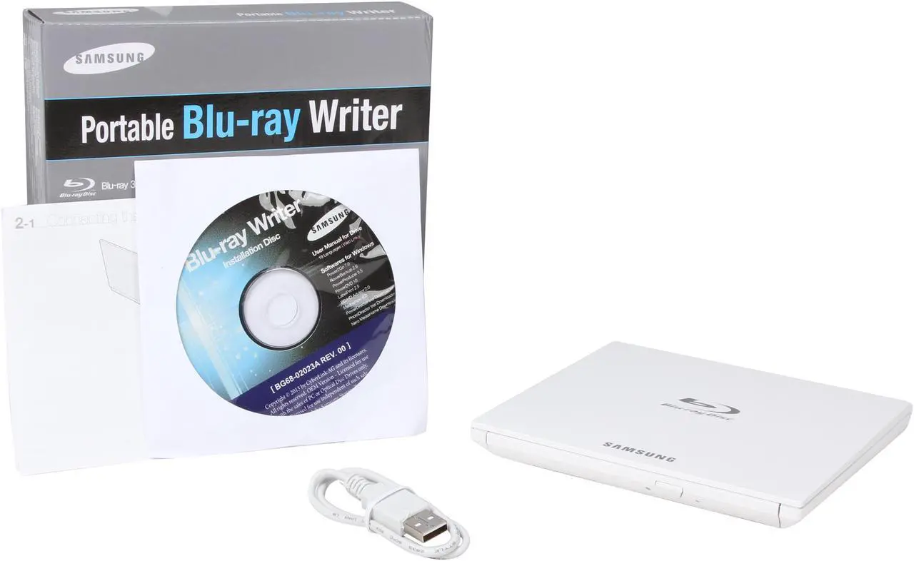 Alt view image 6 of 5 - SAMSUNG USB 2.0 Slim Portable Blu-ray Writer Model SE-506CB/RSWD