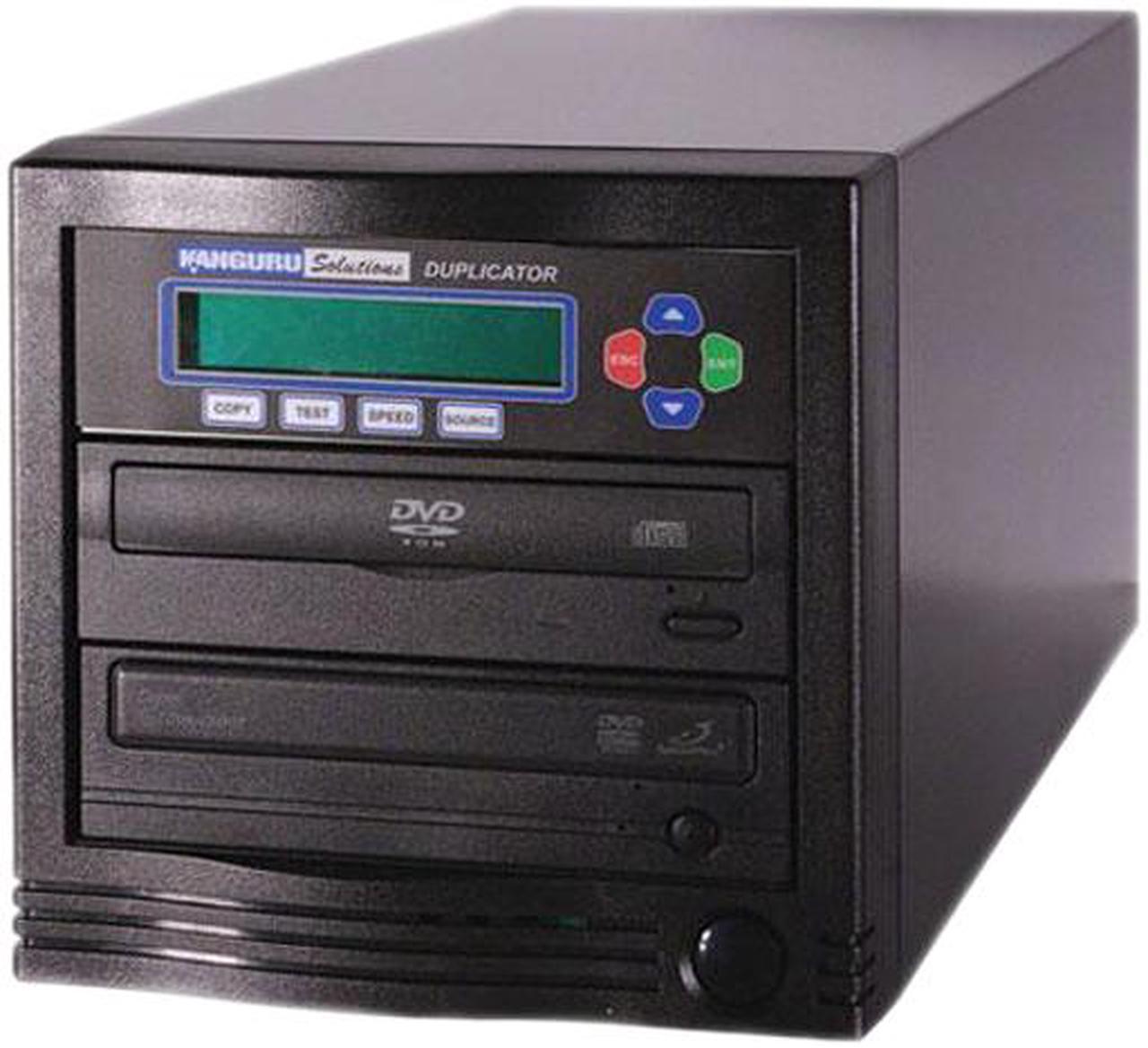 Kanguru Black 1 to 1 24X DVD+R 8X DVD+RW 12X DVD+R DL 24X DVD-R 6X DVD-RW 48X CD-R Duplicator Model U2-DVDDUPE-S1