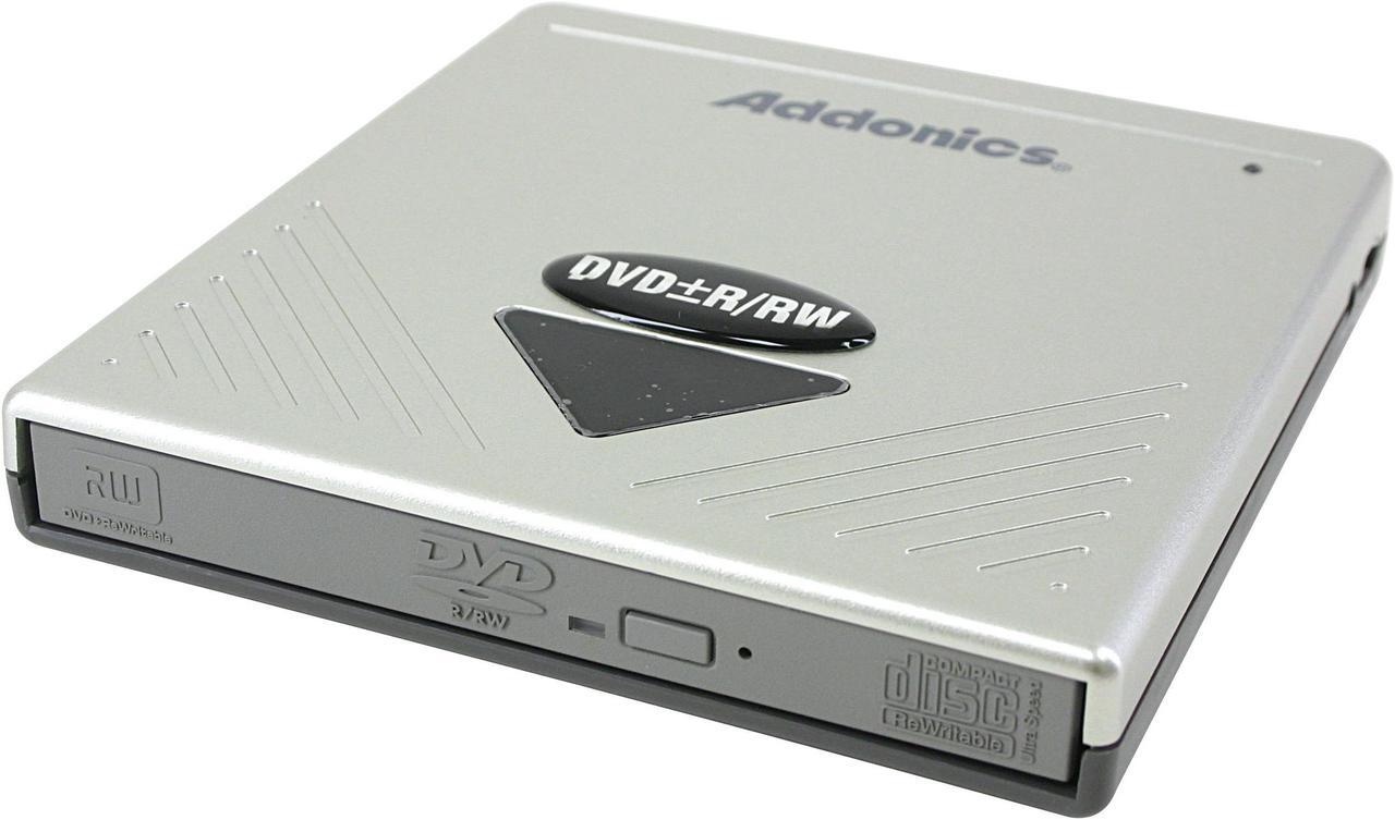 Alt view image 2 of 6 - Addonics USB 2.0 External Slim DVD Burner Model AEPMRW44U