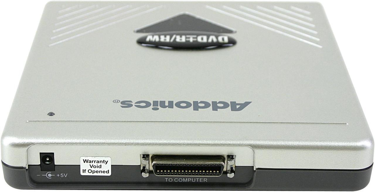 Alt view image 4 of 6 - Addonics USB 2.0 External Slim DVD Burner Model AEPMRW44U