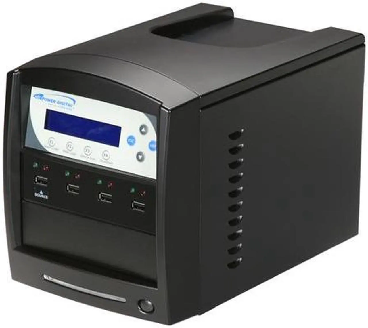 Main image of VINPOWER Black 1 to 3 USBShark USB Flash Pen Drive Tower Duplicator Model USBShark-3T-BK