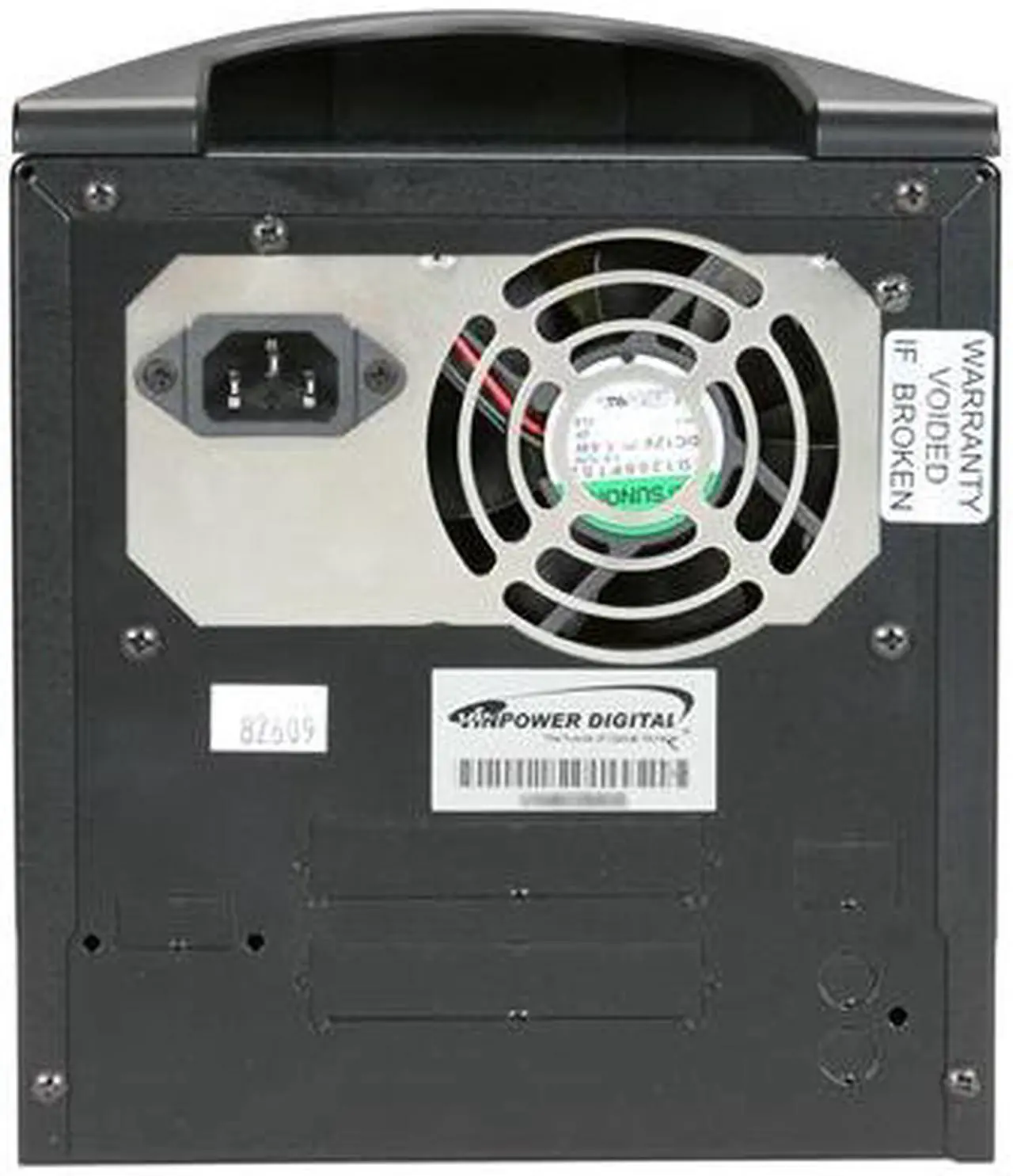 Alt view image 4 of 5 - VINPOWER Black 1 to 3 USBShark USB Flash Pen Drive Tower Duplicator Model USBShark-3T-BK