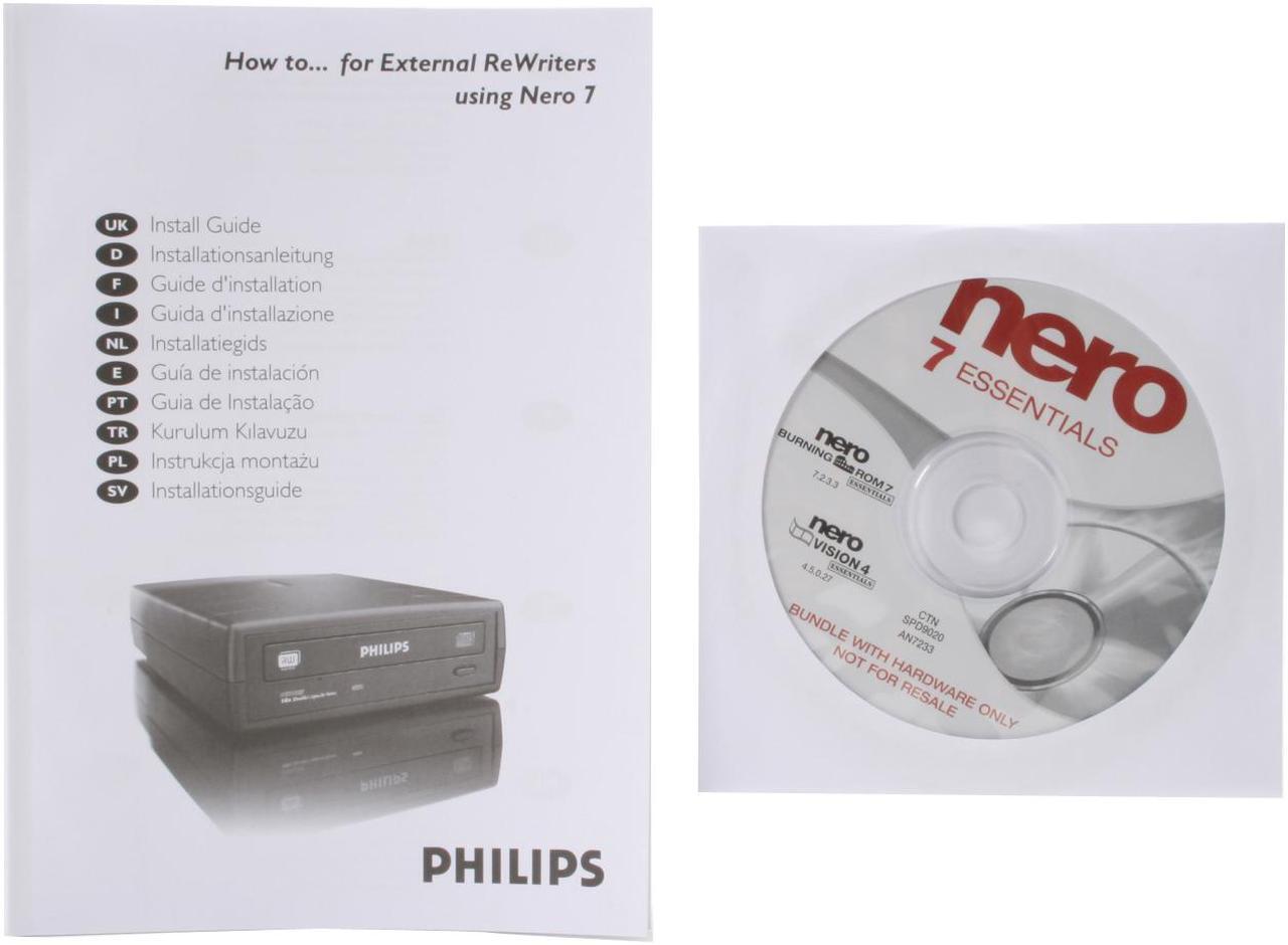 Alt view image 5 of 6 - PHILIPS USB 2.0 External 20X DVD±R DVD Drive with 12X DVD-RAM Model SPD3600CC