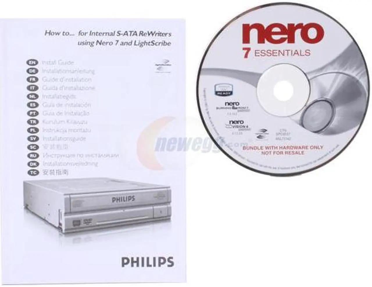 Alt view image 4 of 5 - PHILIPS 20X DVD±R DVD Burner with LightScribe 20X DVD+R 8X DVD+RW 8X DVD+R DL 20X DVD-R 6X DVD-RW 16X DVD-ROM 48X CD-R 24X CD-RW 48X CD-ROM 2-Tone SATA Model SPD6104BD LightScribe Support