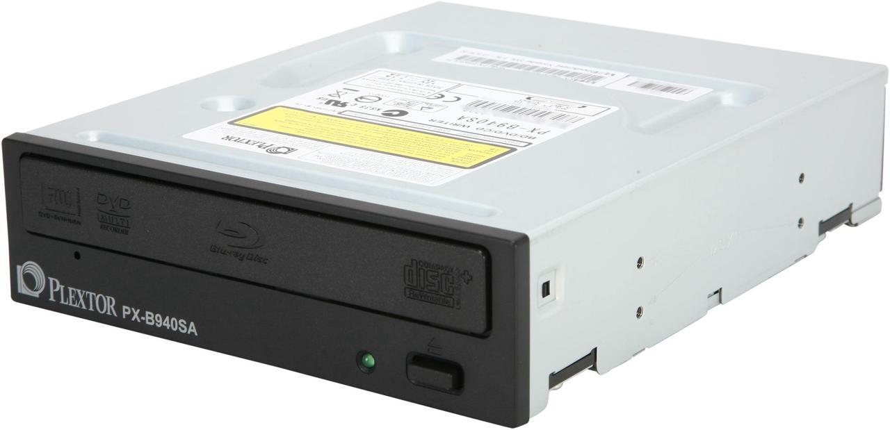 Main image of PLEXTOR Black 12X BD-R 2X BD-RE 16X DVD+R 5X DVD-RAM 8X BD-ROM 4MB Cache SATA Blu-ray Disc Burner PX-B940SA-11