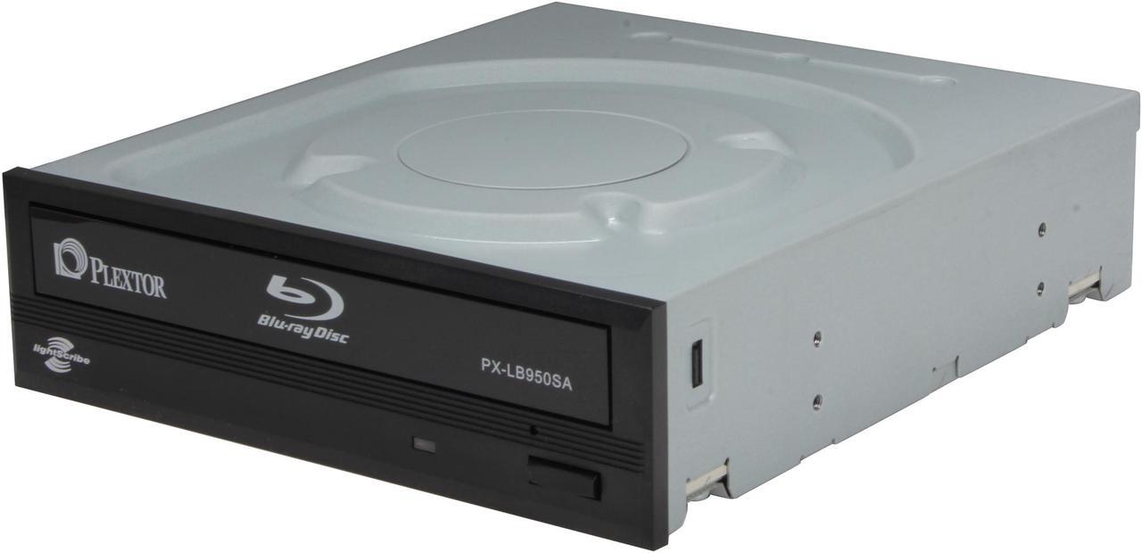 Main image of PLEXTOR Black 12X BD-R 2X BD-RE 16X DVD+R 12X DVD-RAM 8X BD-ROM 8MB Cache SATA 12X Blu-ray Writer PX-LB950SA LightScribe Support