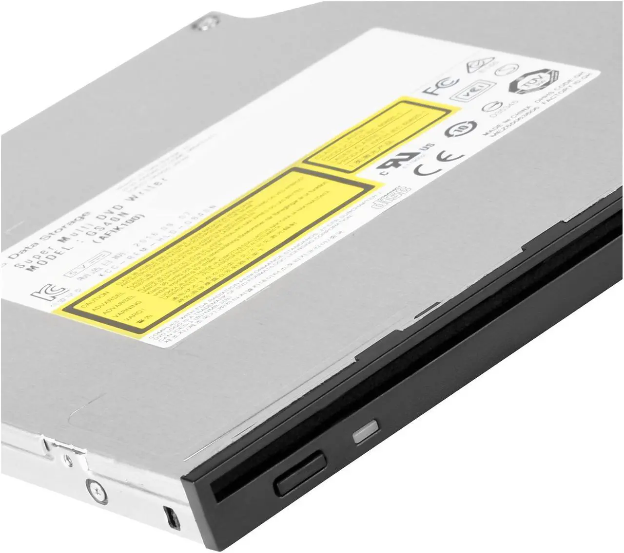 Alt view image 10 of 12 - Silverstone CD/DVD Burner 8X DVD+R 8X DVD+RW 6X DVD+R DL 8X DVD-R 6X DVD-RW 8X DVD-ROM 16X CD-RW 24X CD-ROM Black SATA Model SST-SOD04