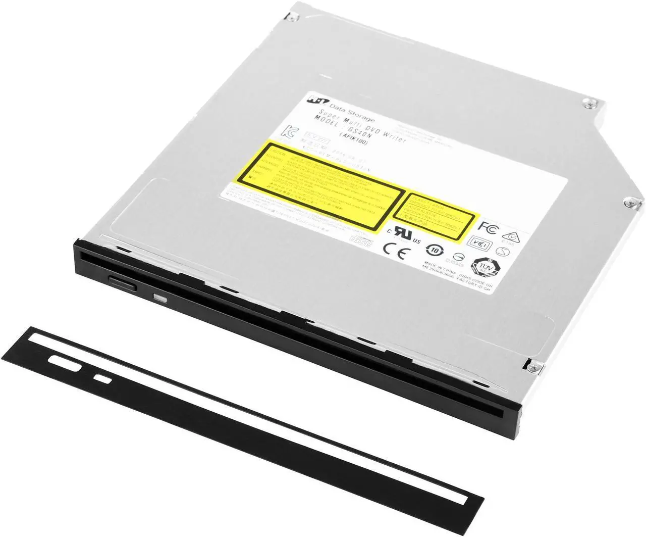 Alt view image 2 of 12 - Silverstone CD/DVD Burner 8X DVD+R 8X DVD+RW 6X DVD+R DL 8X DVD-R 6X DVD-RW 8X DVD-ROM 16X CD-RW 24X CD-ROM Black SATA Model SST-SOD04