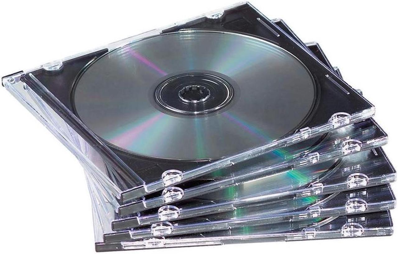 Fellowes 98335 NEATO Slim CD/DVD Jewel Cases - 100 Packs - OEM