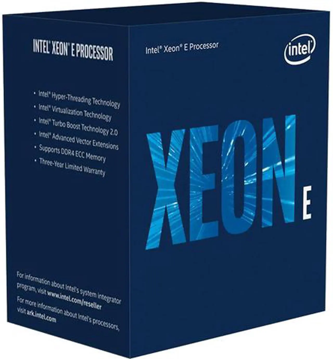 Main image of Intel Xeon E E-2236 Hexa-core 6 Core 3.40 GHz Processor 12 MB Cache 4.80 GHz Overclocking Speed 14 nm Socket H4 LGA-1151 80W 12 Threads BX80684E2236