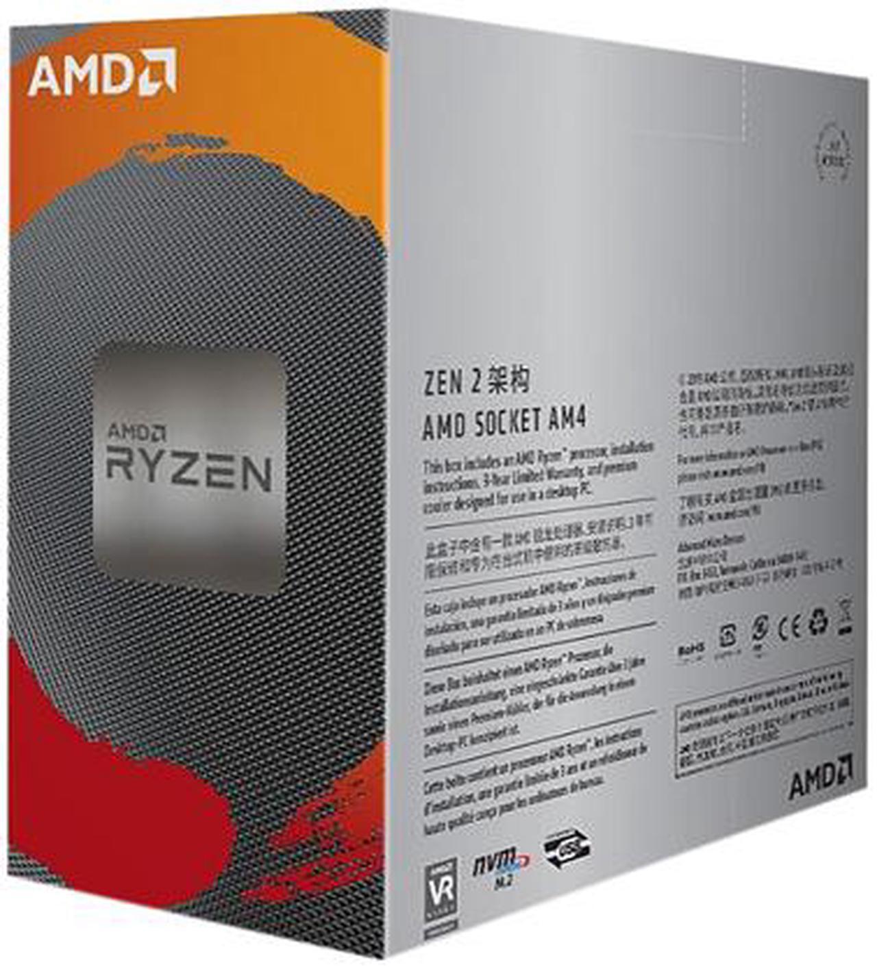 Alt view image 3 of 4 - AMD RYZEN 5 3500X 6-Core 3.6 GHz (4.1 GHz Turbo) Socket AM4 65W 100-100000158CBX Desktop Processor