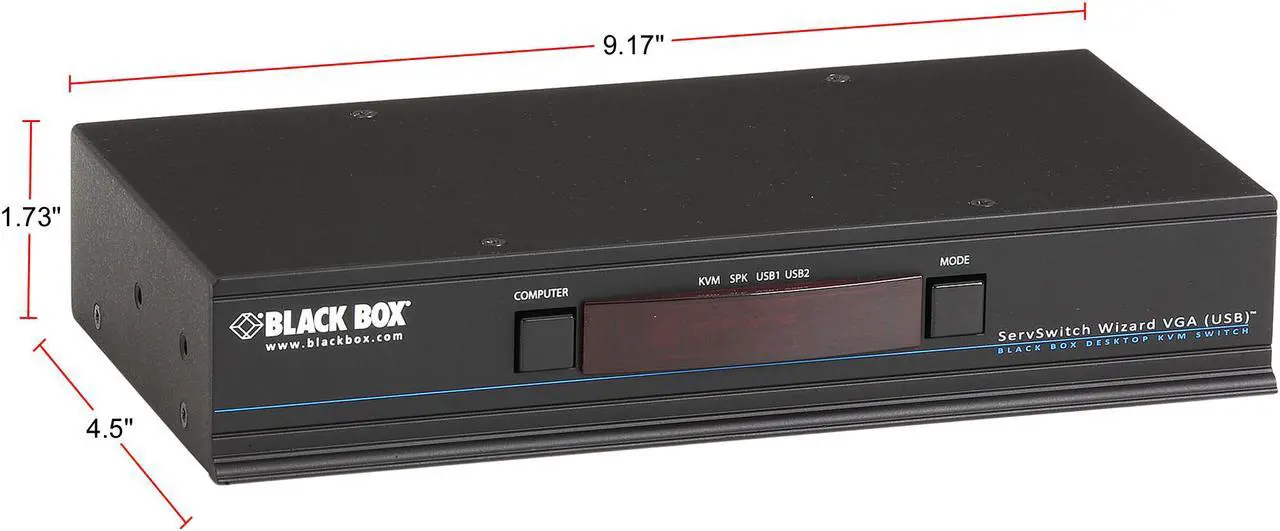 Alt view image 2 of 3 - Black Box ServSwitch Wizard VGA, USB, Single-Head Video