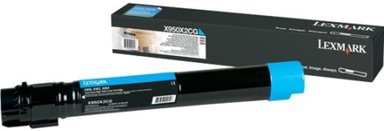 Lexmark X950X2CG Extra High Yield Toner Cartridge - Cyan