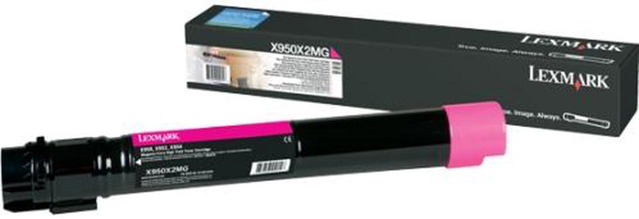 Lexmark X950X2MG Extra High Yield Toner Cartridge - Magenta