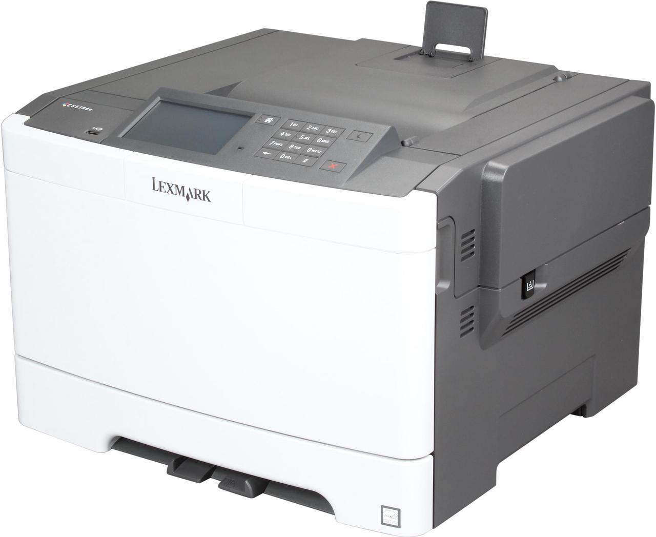 Lexmark CS510 CS510de Small-Medium Workgroup Print Speed (Letter, Black): Up to 32 ppm Print Speed (Letter, Black) Duplex: Up to 15 spm 1200 x 1200 dpi Color Print Quality Color Laser Laser Printer