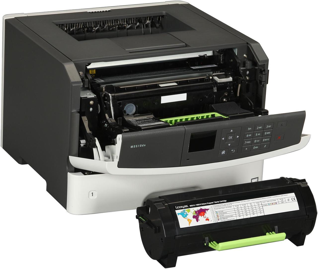 Alt view image 9 of 10 - Lexmark MS510DN (35S0300) Monochrome Laser Printer