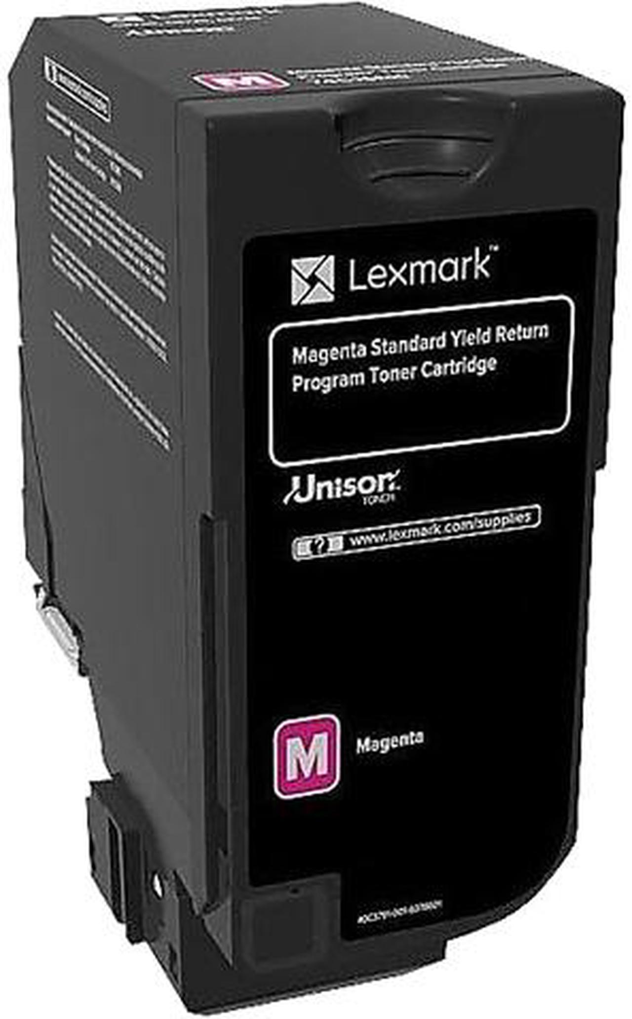 Lexmark 74C1SM0 Return Program Toner Cartridge - Magenta