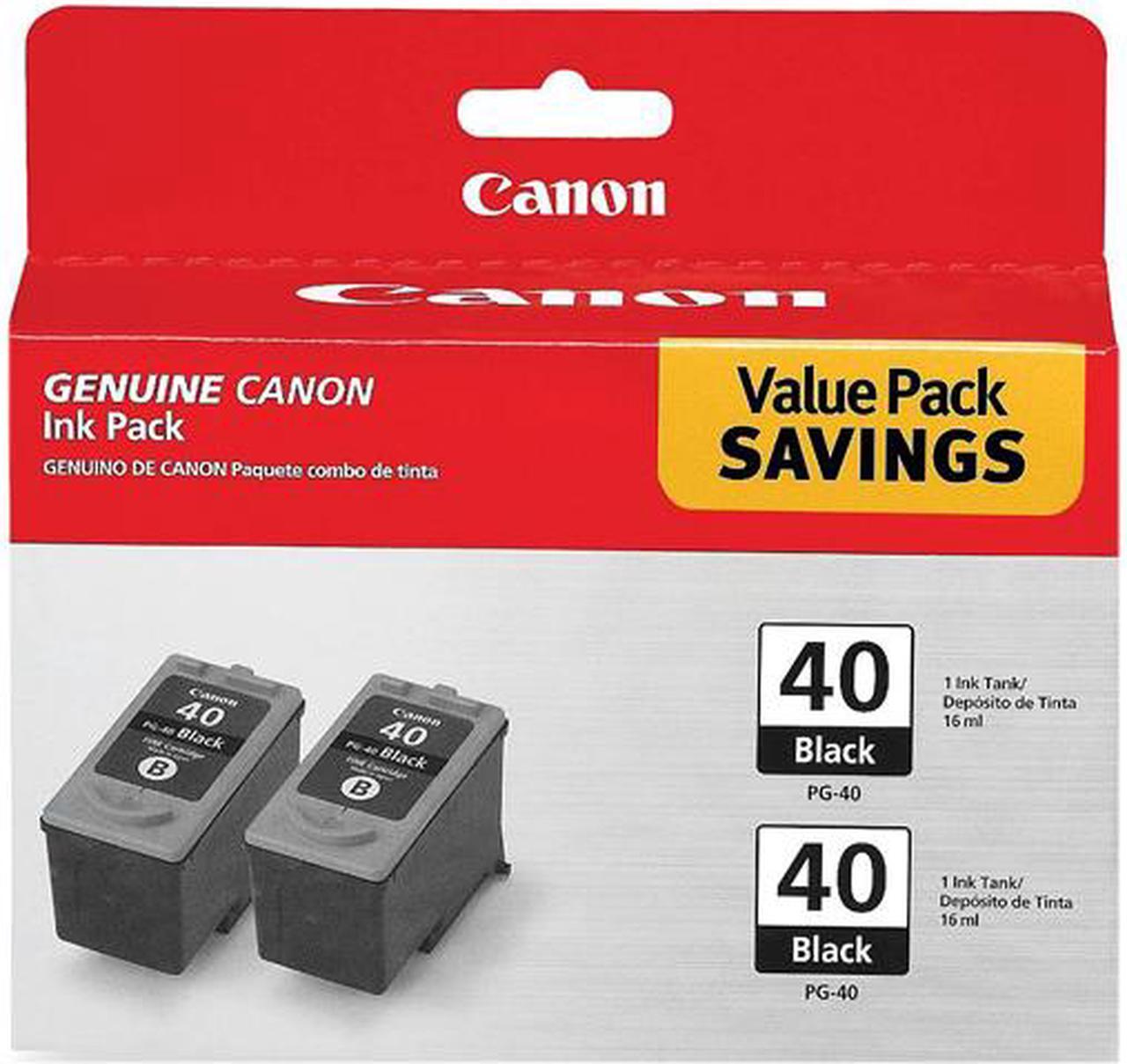 Canon PG-40 Ink Cartridge - Dual Pack - Black