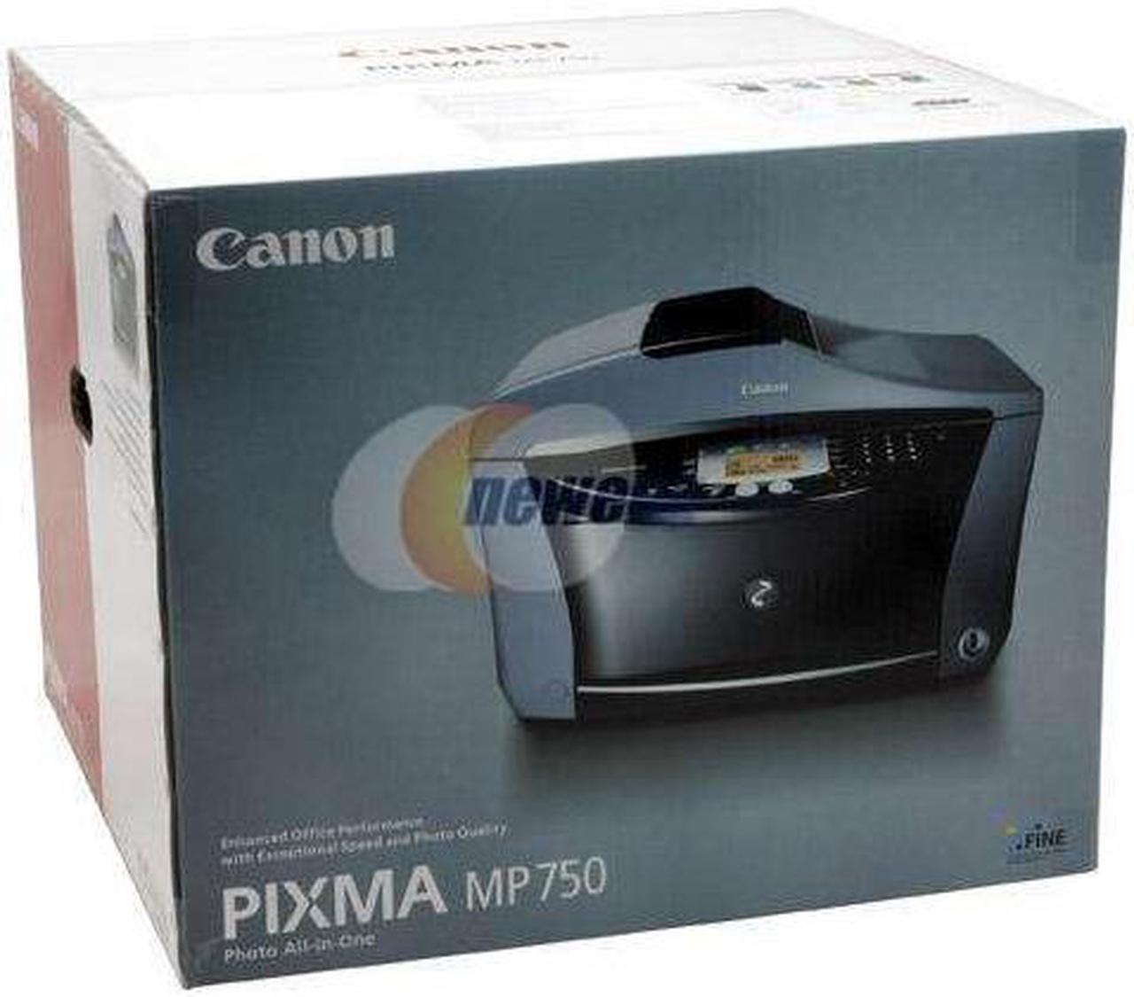 Alt view image 10 of 10 - Canon PIXMA MP750 25 ppm (approx. 2.4 seconds/page) Black Print Speed 4800 x 1200 dpi Color Print Quality USB InkJet MFC / All-In-One Color Printer