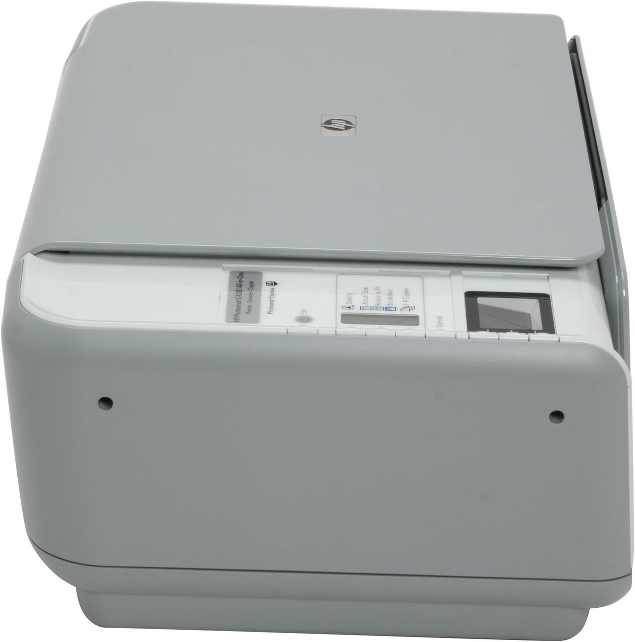 Alt view image 8 of 14 - HP Photosmart C4280 Up to 30 ppm Black Print Speed 4800 x 1200 dpi Color Print Quality USB Thermal Inkjet MFC / All-In-One Color Printer