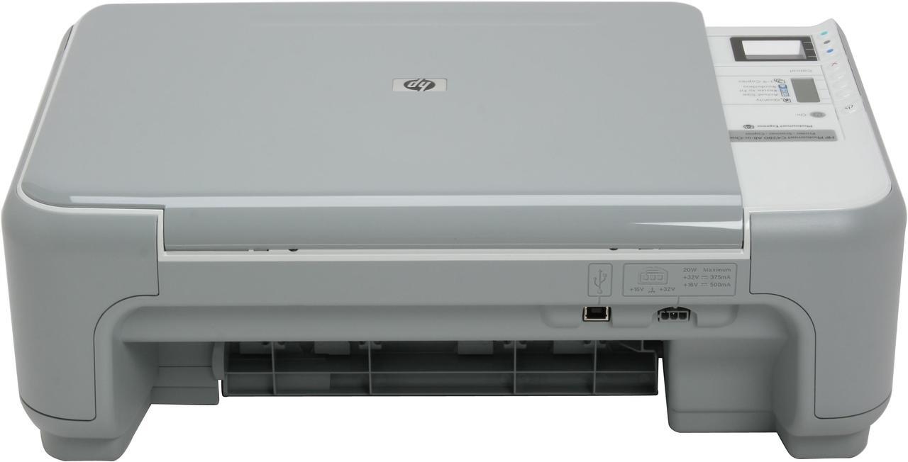 Alt view image 10 of 14 - HP Photosmart C4280 Up to 30 ppm Black Print Speed 4800 x 1200 dpi Color Print Quality USB Thermal Inkjet MFC / All-In-One Color Printer