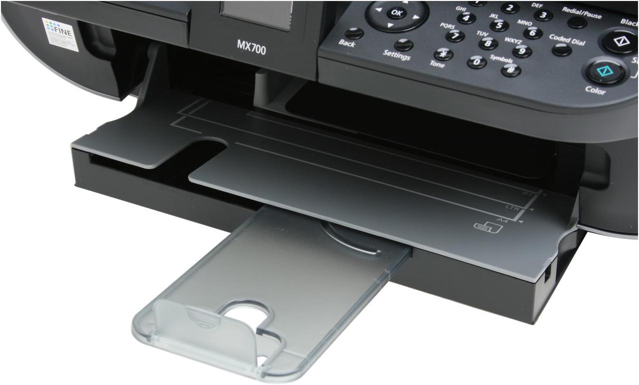 Alt view image 4 of 17 - Canon PIXMA MX700 2186B002 Up to 30 ppm Black Print Speed 4800 x 1200 dpi Color Print Quality USB InkJet MFC / All-In-One Color Printer