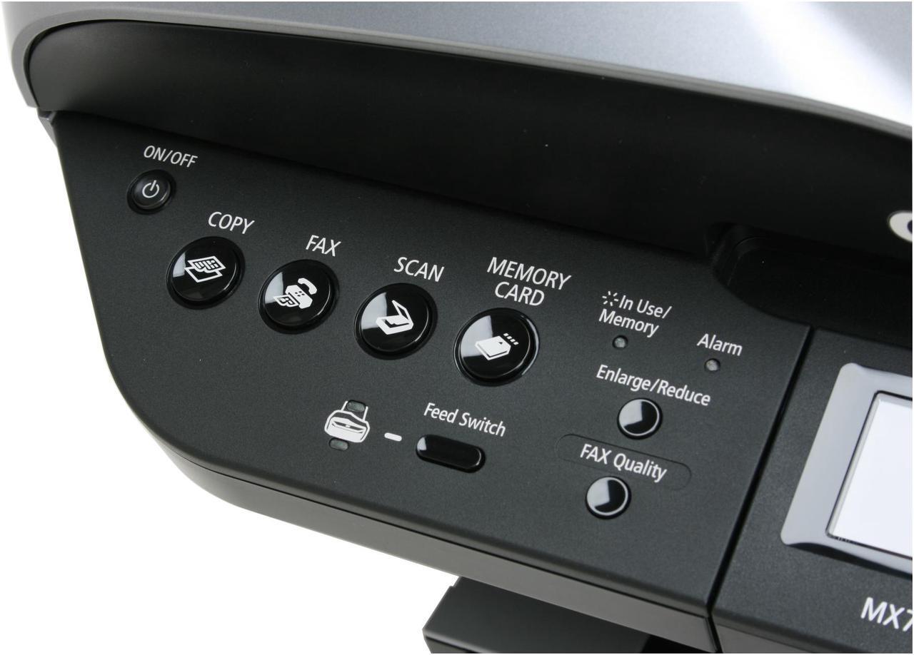 Alt view image 8 of 17 - Canon PIXMA MX700 2186B002 Up to 30 ppm Black Print Speed 4800 x 1200 dpi Color Print Quality USB InkJet MFC / All-In-One Color Printer