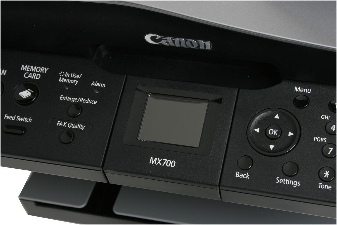 Alt view image 10 of 17 - Canon PIXMA MX700 2186B002 Up to 30 ppm Black Print Speed 4800 x 1200 dpi Color Print Quality USB InkJet MFC / All-In-One Color Printer