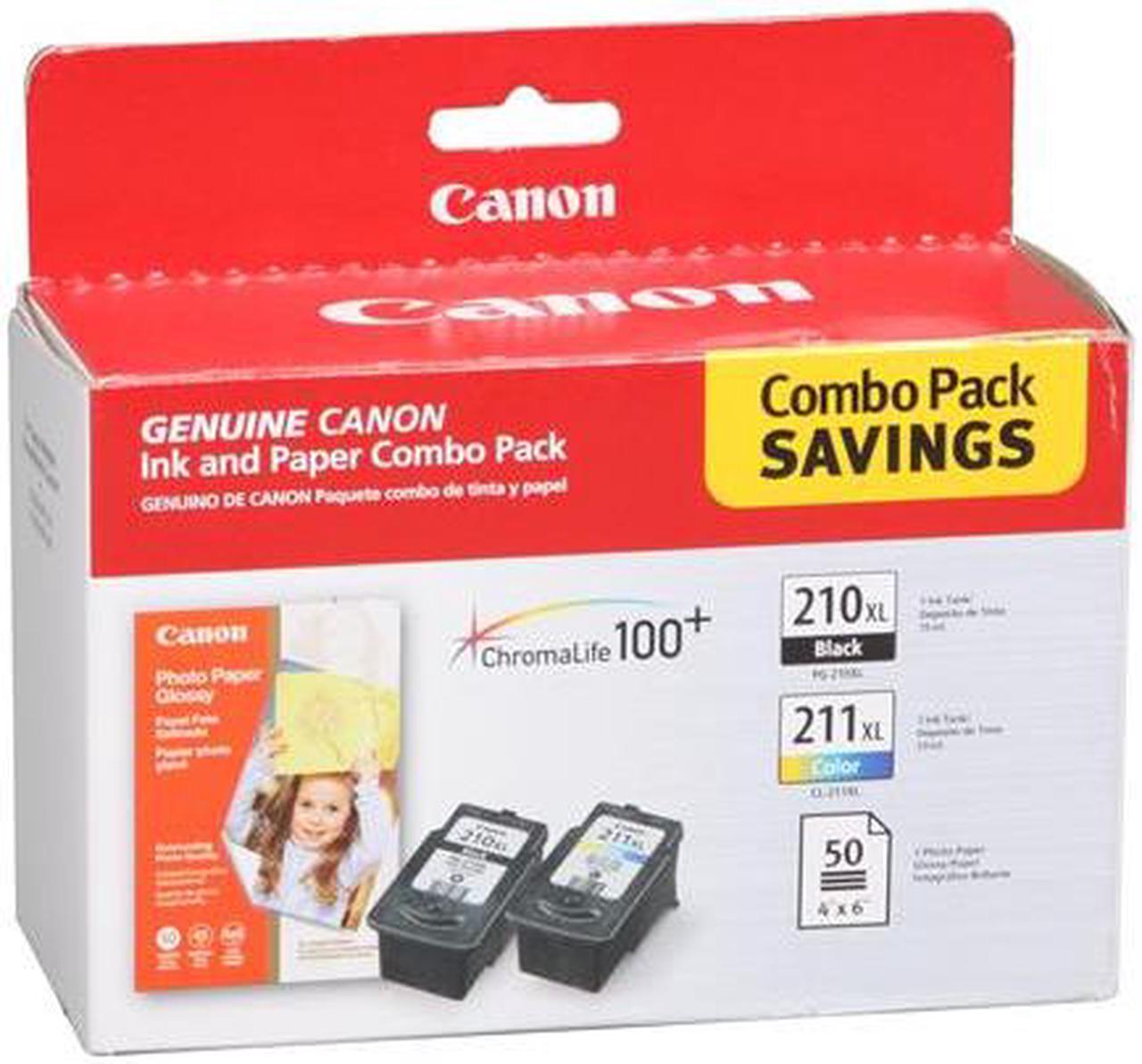 Alt view image 4 of 7 - Canon PG-210 XL/CL-211 XL High Yield Ink Cartridge - Combo Pack - Black/Color