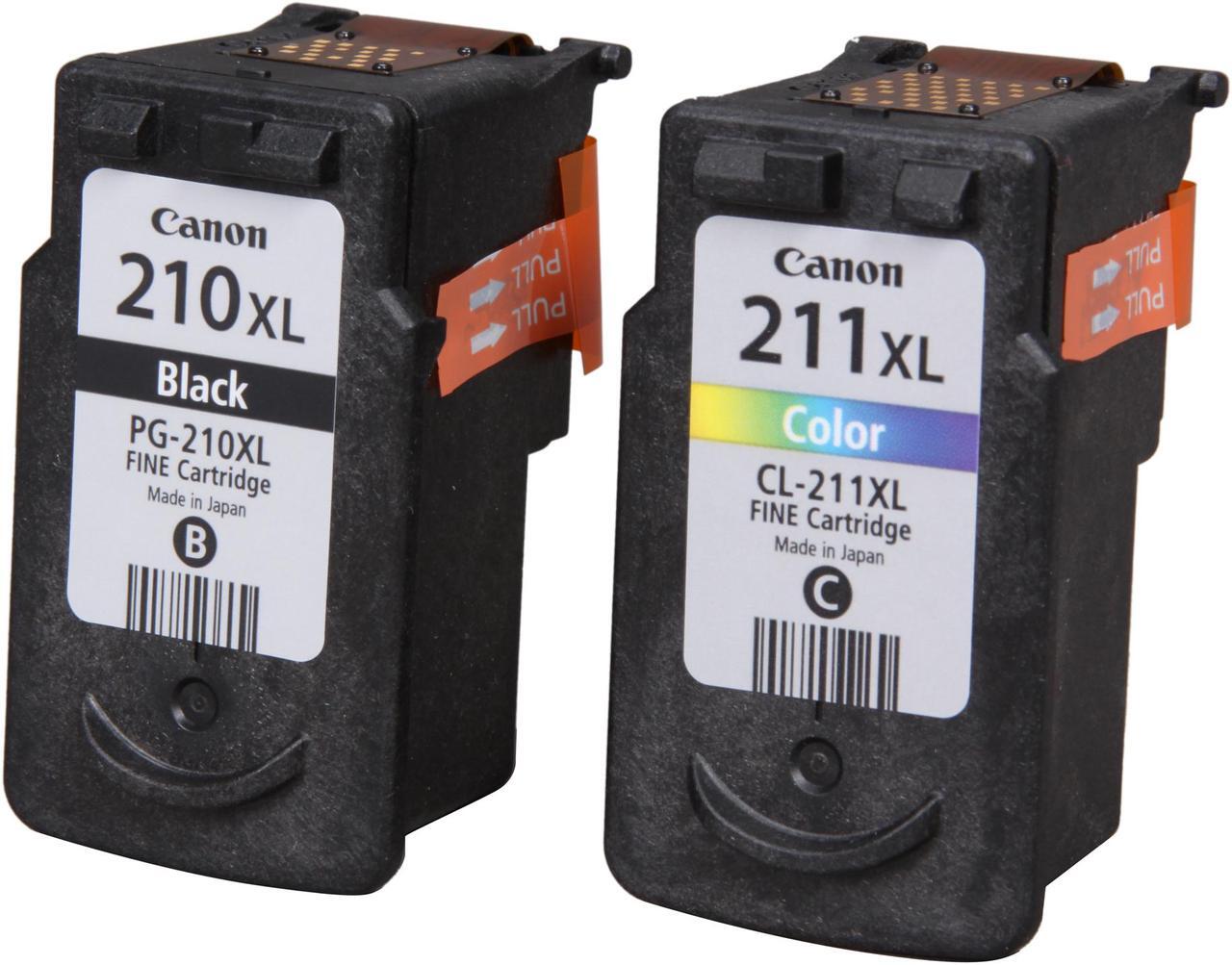 Alt view image 5 of 7 - Canon PG-210 XL/CL-211 XL High Yield Ink Cartridge - Combo Pack - Black/Color