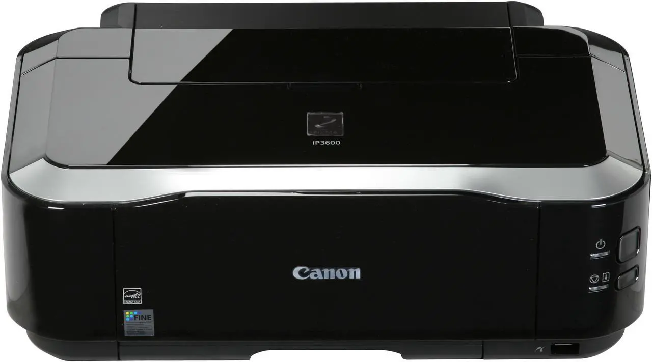 Alt view image 10 of 18 - Canon iP3600 2868B002 Up to 26 ppm Black Print Speed 9600 x 2400 dpi Color Print Quality USB InkJet Photo Color Printer