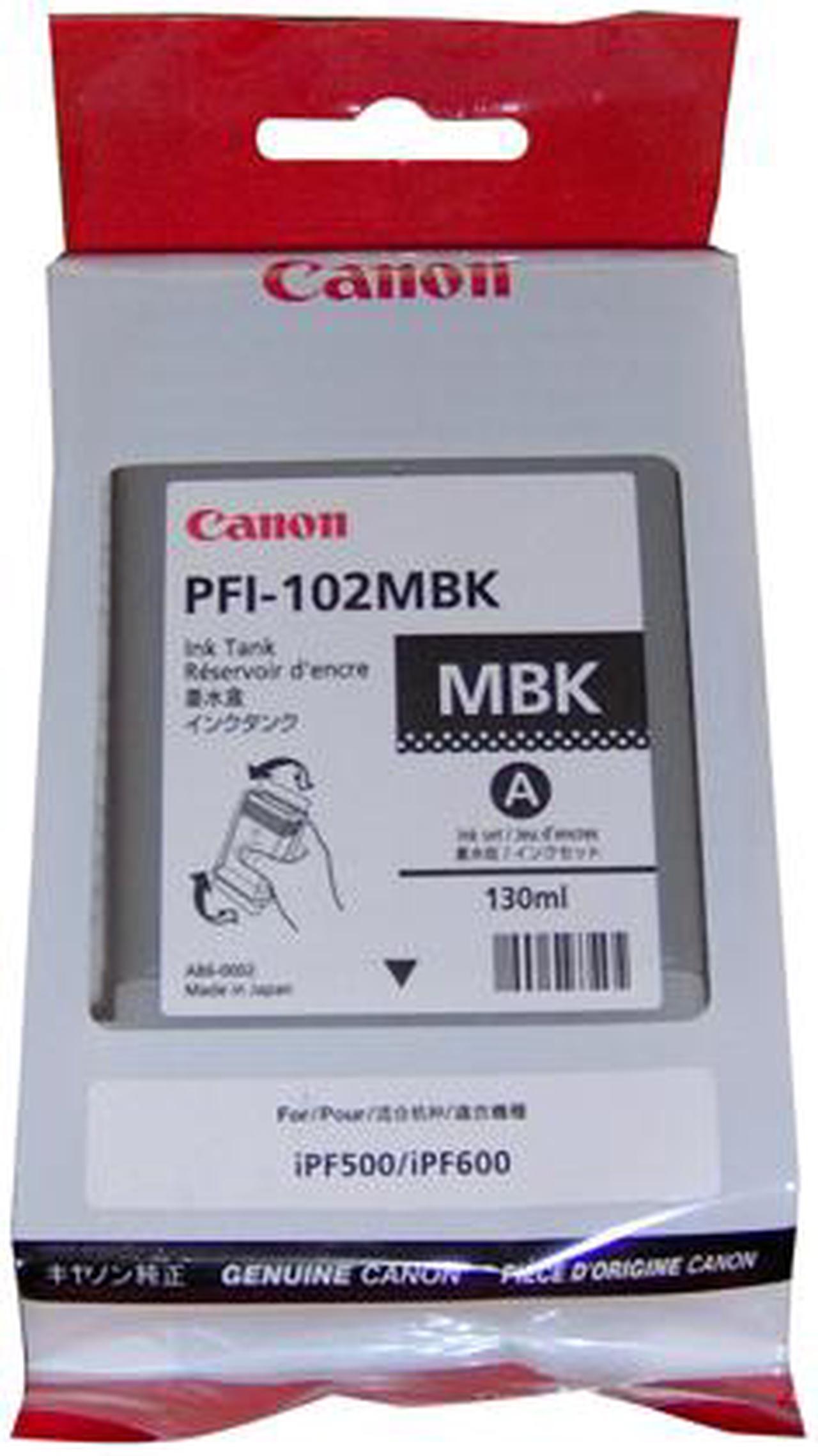 Canon PFI-102MBK Cartridge Matte Black