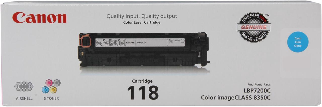 Canon 118 Toner Cartridge - Cyan