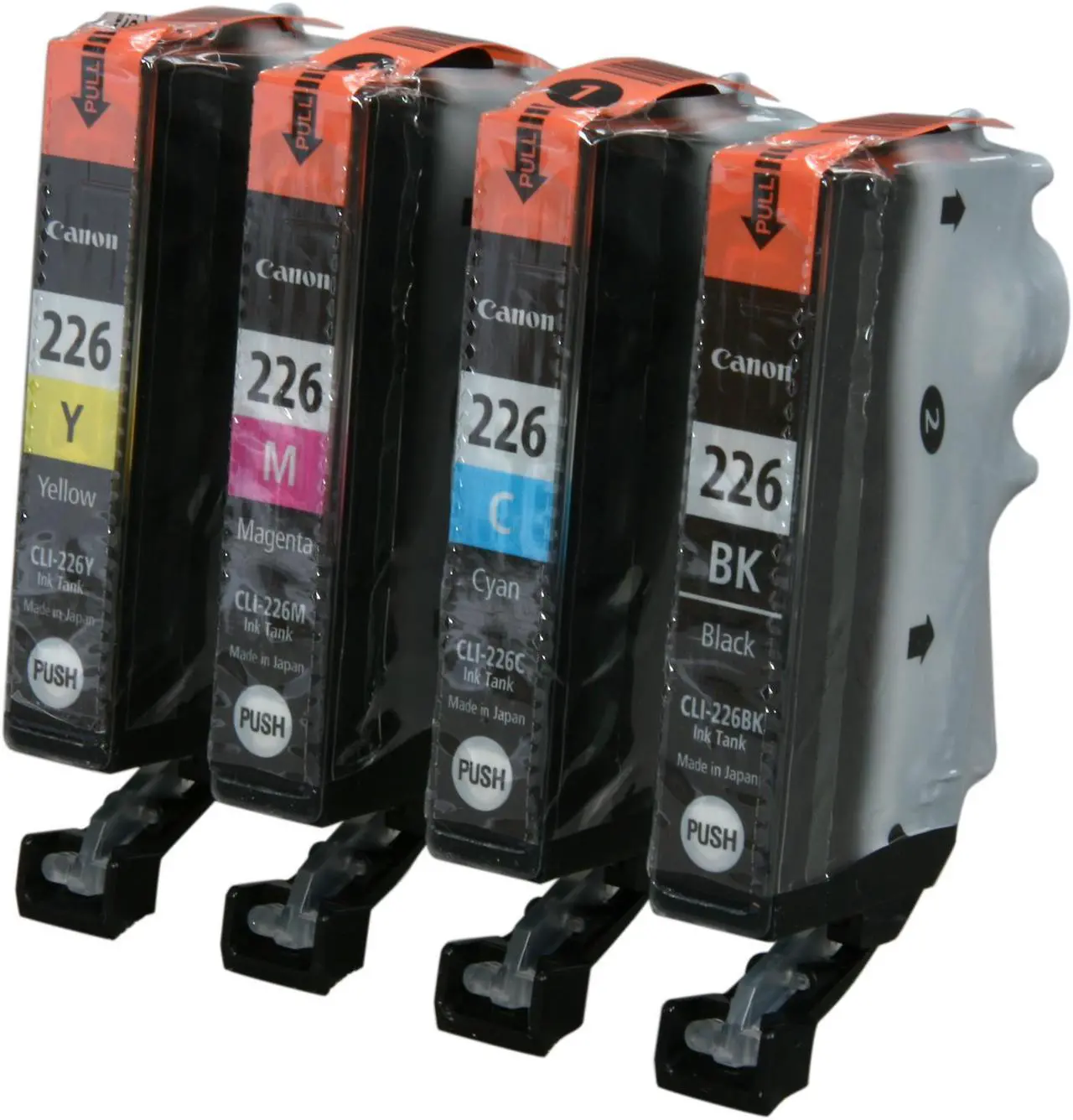 Alt view image 2 of 6 - Canon CLI-226 BK,C,M,Y w/PP-201 Ink Tank Combo Pack 4 Colors