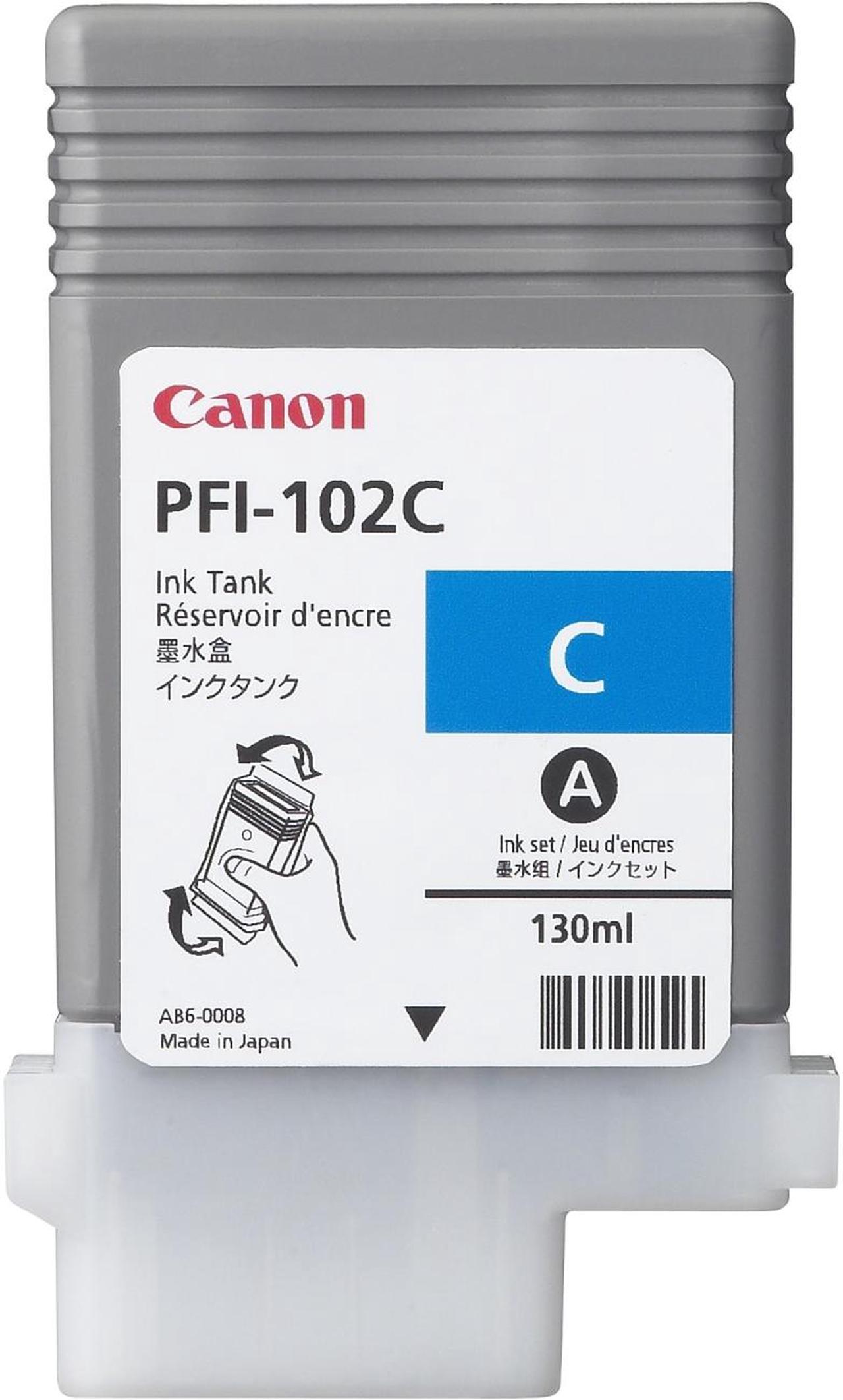 Canon PFI-102 Ink Cartridge - Cyan