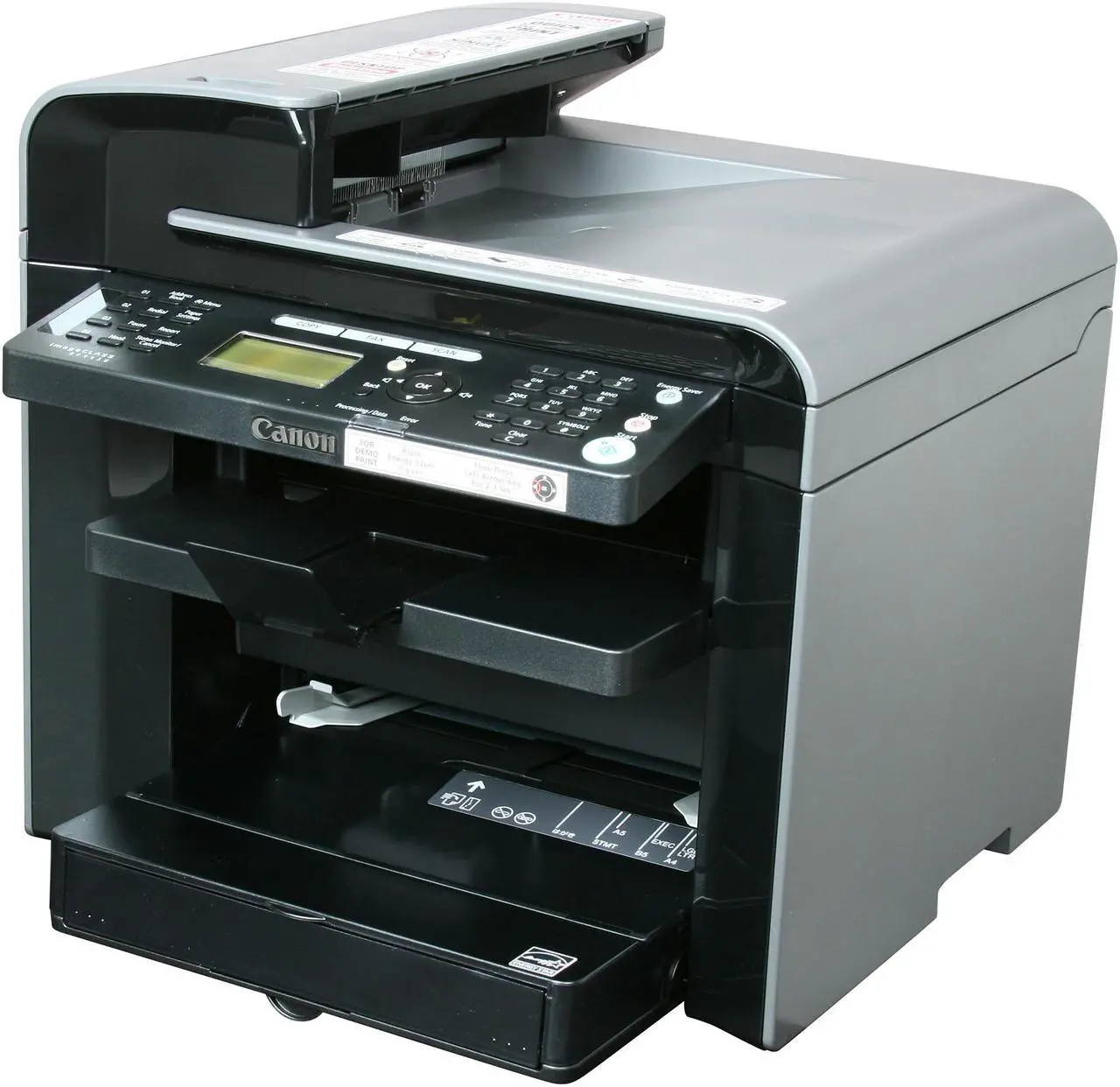 Alt view image 2 of 12 - Canon imageCLASS MF4450 (4509B021) MFC / All-In-One Up to 24 ppm Monochrome USB Laser Multifunction Printer