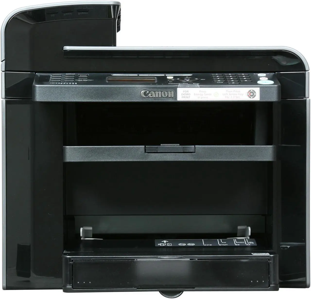 Alt view image 3 of 12 - Canon imageCLASS MF4450 (4509B021) MFC / All-In-One Up to 24 ppm Monochrome USB Laser Multifunction Printer