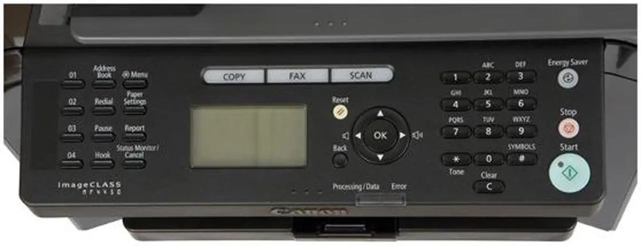 Alt view image 10 of 12 - Canon imageCLASS MF4450 (4509B021) MFC / All-In-One Up to 24 ppm Monochrome USB Laser Multifunction Printer