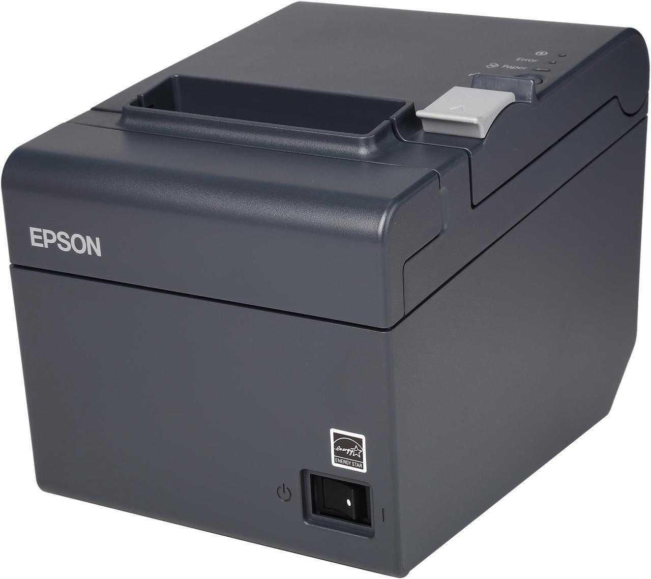 Epson TM-T20II Single-station Thermal Receipt Printer, USB, Serial, Dark Gray - C31CD52062