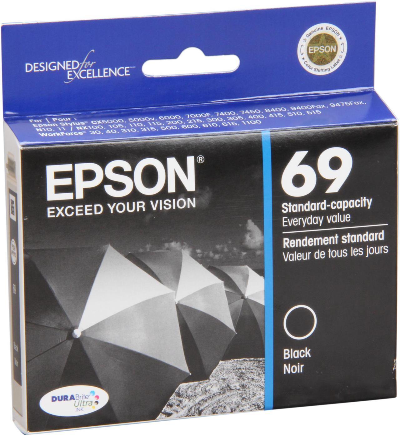 EPSON 69 (T069120) Ink Cartridge For Epson Stylus CX5000, CX6000 Black