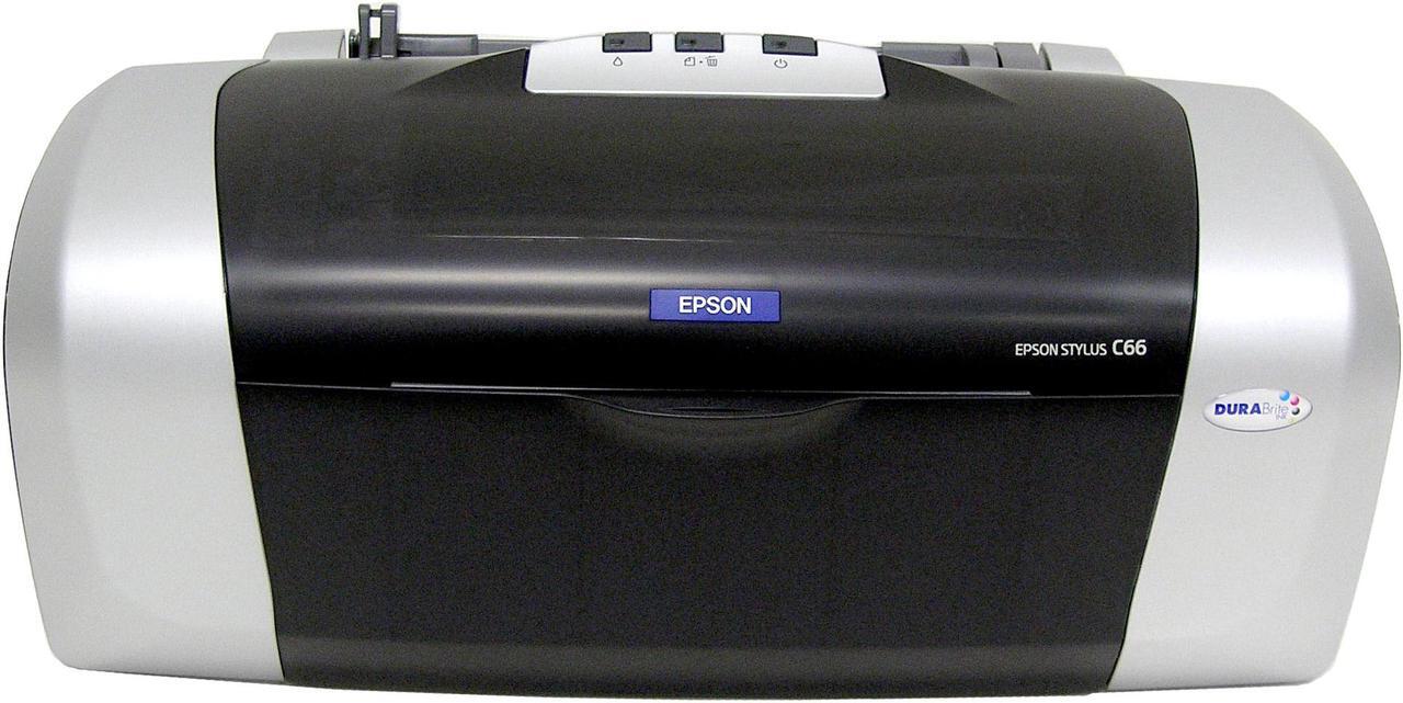 Alt view image 3 of 7 - EPSON Stylus C66 C11C573071 17 ppm Black Print Speed 5760 x 1440 dpi Color Print Quality USB InkJet Personal Color Printer